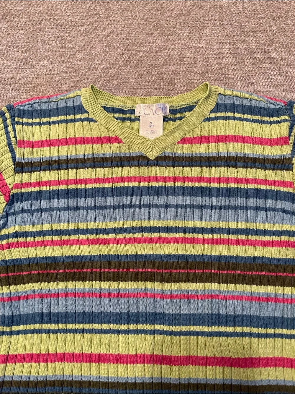 The Childrens Place ribbed neck
